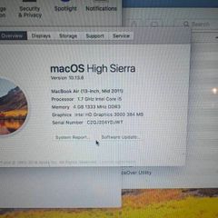 intel MacBook air 2011