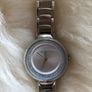 Brand New In Box Karen Millen silver with crystal dial watch Image 3