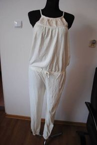 Next jumpsuit cream with sequins age 16 UK10/12 EUR38/40 Postage included