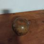 Natural calabash gourd mate cup with a metal rim Image 2