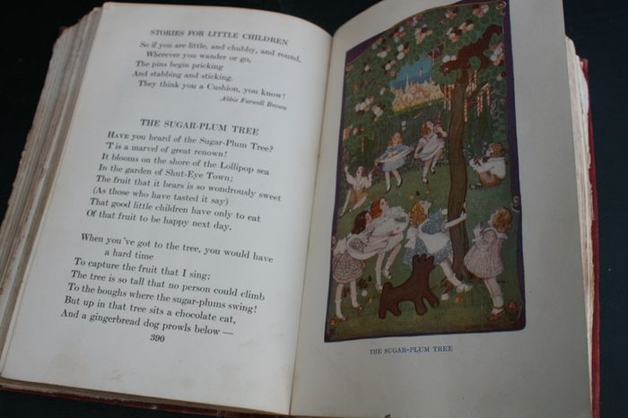 Stories for Little Children // 1920 Hardback // The Kindergarten Children's Hour // Children's Stories and Poems , Songs, plays, Vol 1