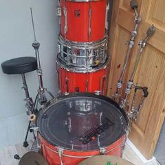 Vintage Premier 5-Piece Drum Kit with Paiste Cymbals & Hardware
