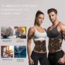 ABS Trainer EMS Muscle Stimulator,Abdominal Trainer with USB Rechargeable, 19 Intensity Levels Ab Trainer Belt for Home Body Fitness Image 2