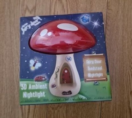 BRAND NEW Irish Fairy Door 3d Toadstool Ambient Nightlight
