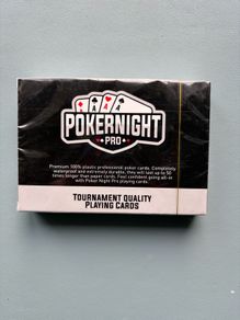Pokernight Pro Tournament Playing Cards Two Pack - Poker Night Professional Card Deck