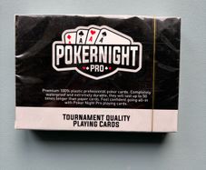 Pokernight Pro Tournament Playing Cards Two Pack - Poker Night Professional Card Deck