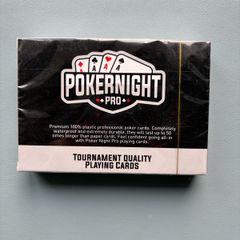 Pokernight Pro Tournament Playing Cards Two Pack - Poker Night Professional Card Deck