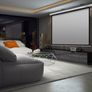 2820 84in (213cm) Manual Projector Screen Home Theater Roller 152x152 cm Image 4