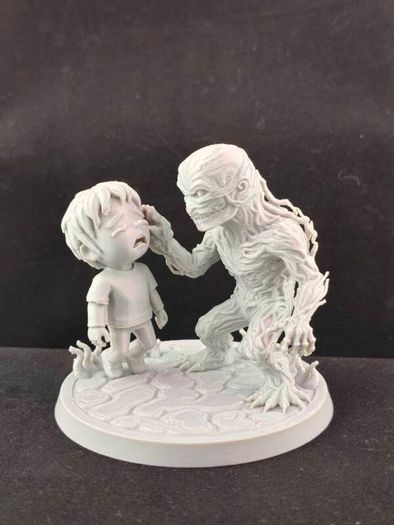 3D Printed Vecna and Will (Stranger Things) Figurine