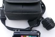 JVC Full HD Camcorder JVC Everio GZ-E15BE Camcorder 4Gb SD Hybrid 40x Optical Zooms and carry case