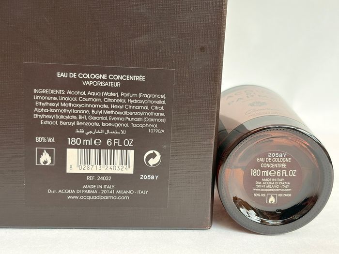 Acqua di Parma Quercia 180ml  Approx. 70% Remaining