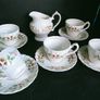 Rare "Strawberry Festival" by Myott  Coffee Set Image 2