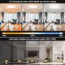 FREE EXPRESS SHIPPING LED Ceiling Light with RGB Backlight, 24W 3200LM 3000K-6500K Dimmable with Remote Control, RGB Chasing Timer & Memory, IP44 Ultrathin Round Ceiling Light for Bedroom/Living Room/Bathroom/Kitchen Image 5