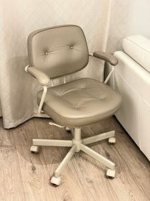 IKEA swivel leather chair
