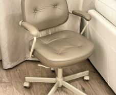 IKEA swivel leather chair