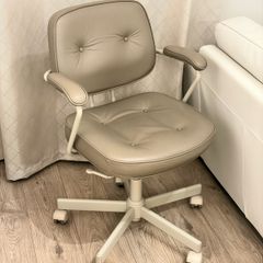 IKEA swivel leather chair