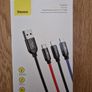 Baseus Three Primary Colors 3 In 1 Phone Cable Image 3
