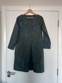 Cos Bottle Green and Blue Dress size