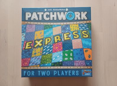 Patchwork Express 2 Player Strategy Board Game English Edition 2018 NEW SEALED