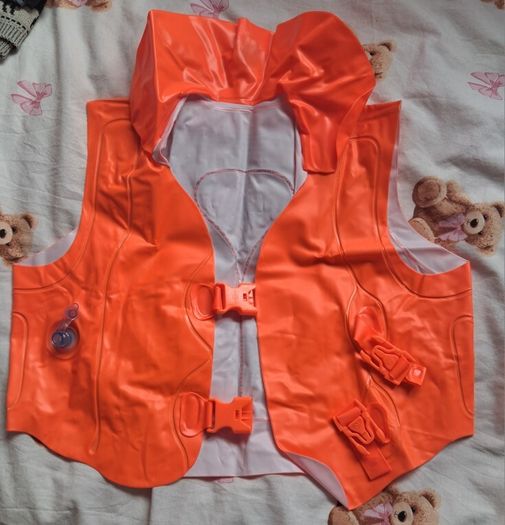 inflatable kids swim jacket