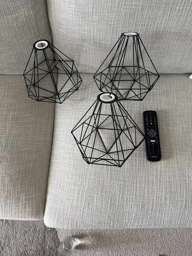 lamp shades x 3 for sale