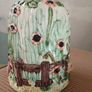 The Village Collectables Annie Rowe Hand-Painted Rabbit Ceramic vase Image 3