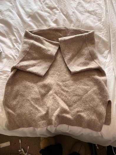 Wool/cashmere jigsaw jumper