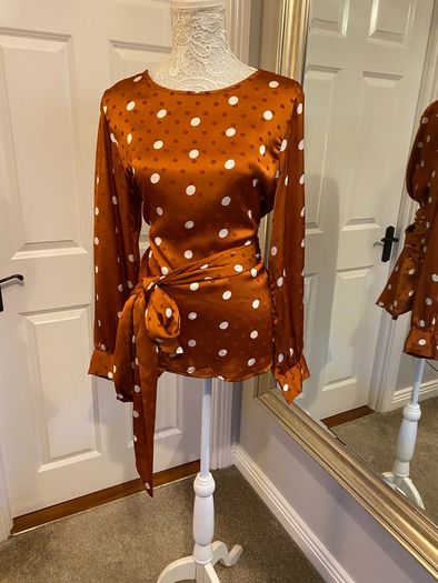 Polka dot blouse