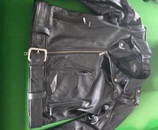 Harley 120th Anniversary Cycle Champ Leather Biker Jacket