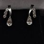 14 ct white gold earrings Image 2