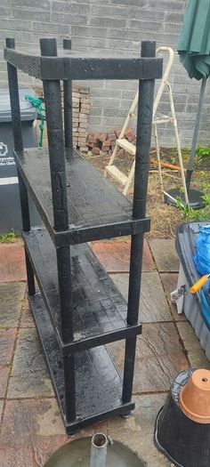 Sturdy Weatherproof Hard Plastic Shelves