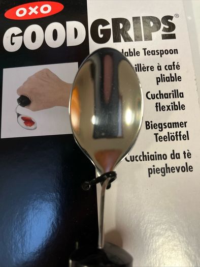 2 x OXO Set Good Grips Bendable Spoon - Special Needs - Arthritis Care. New in Pkg.