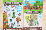 Minecraft 2025 - 2 x Official Sticker Set - 600 Stickers Total 13 Sheets NEW
