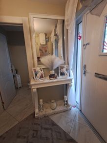 console table & mirror