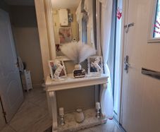 console table & mirror