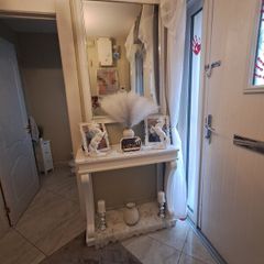 console table & mirror