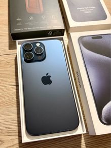 iPhone 15 Pro Max 256GB - Blue Titanium - Pristine Condition