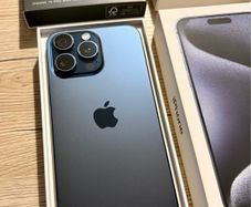 iPhone 15 Pro Max 256GB - Blue Titanium - Pristine Condition