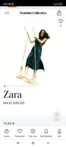 stunning Zara evening cocktail dress