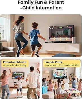 Motion Gaming Console for Kids: Educational AR Learning Games (28+) for Ages 4+ Boys & Girls - Boost Coordination Fitness & STEM Skills Motion-Sensing Video Game System
