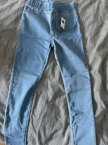 girls jeggings new 8-9