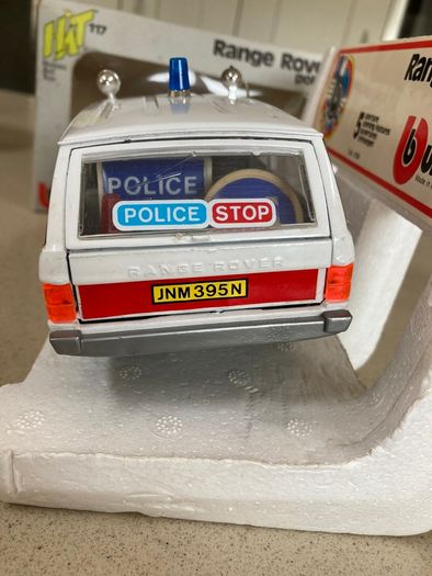 Range Rover Police Scale 1/24 Year 1978 Burago
