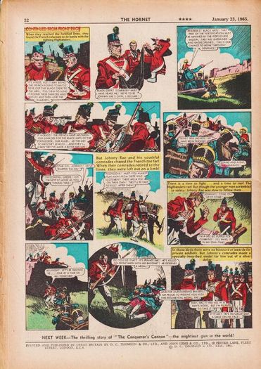 Hornet #72 Jan 23rd 1965 Dc Thomson Comic