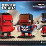 LEGO 40668 Captain America & Red Hulk BrickHeadz Image 2