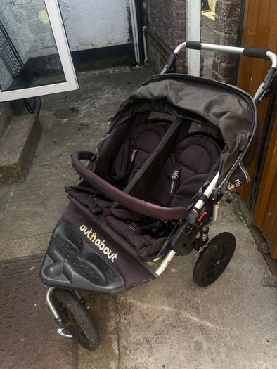 OutNAbout double pram stroller