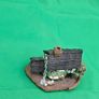 Vintage Cottage House JAPAN MOVT Quartz Clock Ornament Image 4