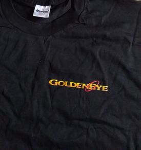 Goldeneye - 007 " James Bond " - 1995 Eon Productions Movie Memorabilia - Vintage T-Shirt