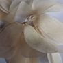 Cream Vanilla Juilette Cascading Floral Petal Clip On Earrings Image 8