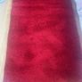 Moda red shaggy rug. 100x150cm Image 2