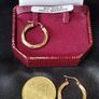 9ct gold hoop earrings Image 7